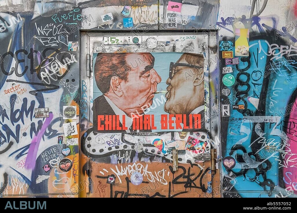 Graffiti, Teufelsberg listening station, Grunewald, Charlottenburg-Wilmersdorf, Berlin, Germany