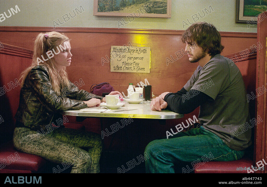 AMY SMART and ASHTON KUTCHER in THE BUTTERFLY EFFECT, 2004, directed by ERIC BRESS and J. MACKYE GRUBER. Copyright NEW LINE CINEMA / HARVEY, SHANE.