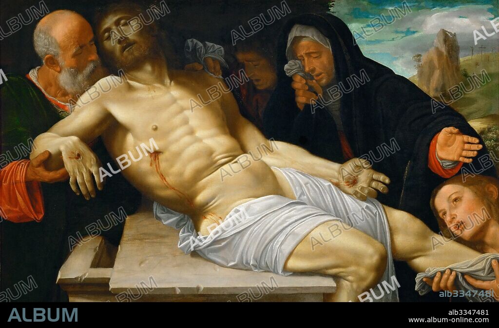 GIOVANNI GIROLAMO SAVOLDO. The Lamentation over Christ.