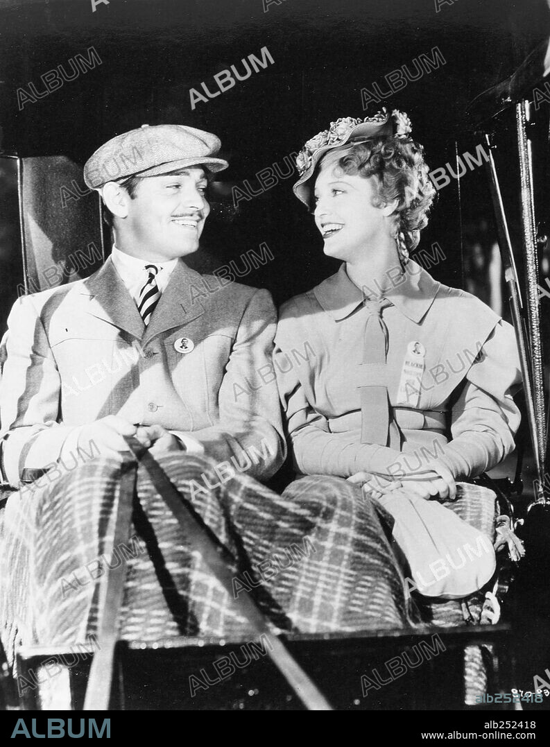 CLARK GABLE and JEANETTE MACDONALD in SAN FRANCISCO, 1936, directed by W. S. VAN DYKE. Copyright M.G.M.