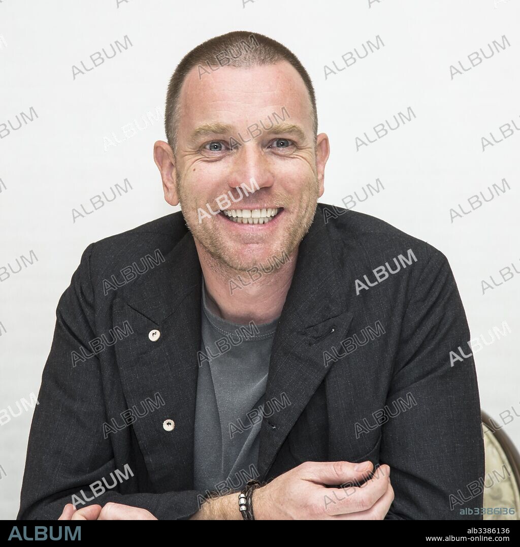 EWAN McGREGOR. May 11, 2017 - Hollywood, California, U.S. - EWAN MCGREGOR promotes TV series Fargo and movie Star Wars. Ewan Gordon McGregor OBE (born March 31 1971)is a Scottish actor. His first professional role was in 1993, when he won a leading role in the Channel 4 series Lipstick on Your Collar. He is known for playing heroin addict Mark Renton in the drama films Trainspotting (1996) and T2 Trainspotting (2017), the Jedi Obi-Wan Kenobi in the Star Wars prequel trilogy and Star Wars: The Force Awakens (1999–2015), poet Christian in the musical film Moulin Rouge! (2001), Camerlengo Father Patrick McKenna in Angels and Demons (2009), Dr. Alfred Jones in the romantic comedy-drama Salmon Fishing in the Yemen (2011), and Lumiere in a live-action adaptation of Beauty and the Beast (2017). He received Golden Globe nominations for Best Actor Musical or Comedy for both Moulin Rouge! and Salmon Fishing in the Yemen. Zoe (2017), Christopher Robin (announced), The Land of Sometimes (pre-production), Fargo (TV Series 2017), Beauty and the Beast (2017), T2 Trainspotting (2017. 11/05/2017