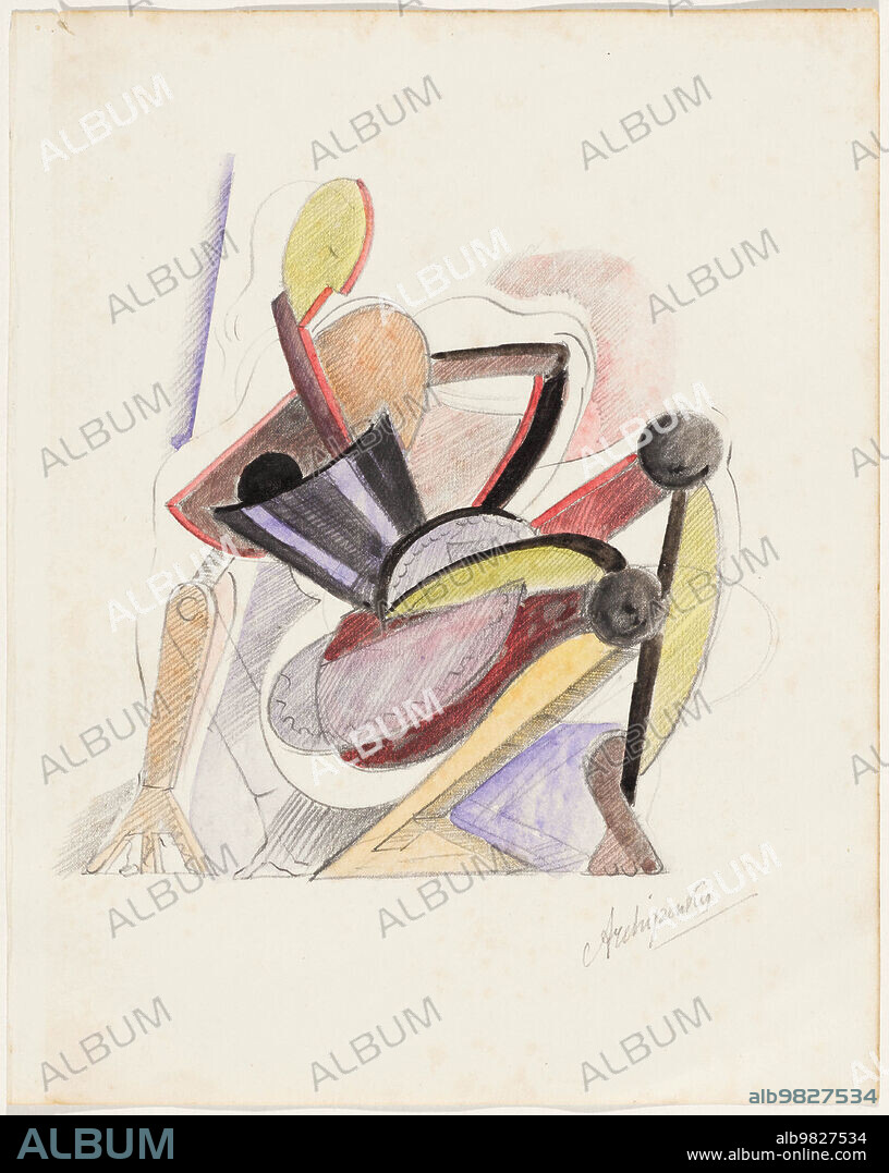 ALEKSANDER ARCHIPENKO. Cubist Figure.