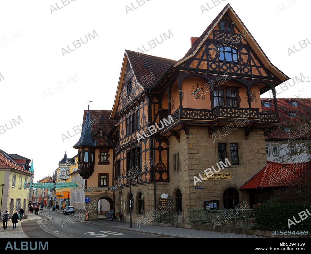 Henneberger Haus, Meiningen, Thuringia, Germany  /  Henneberger Haus, Meiningen, Thueringen, Deutschland.