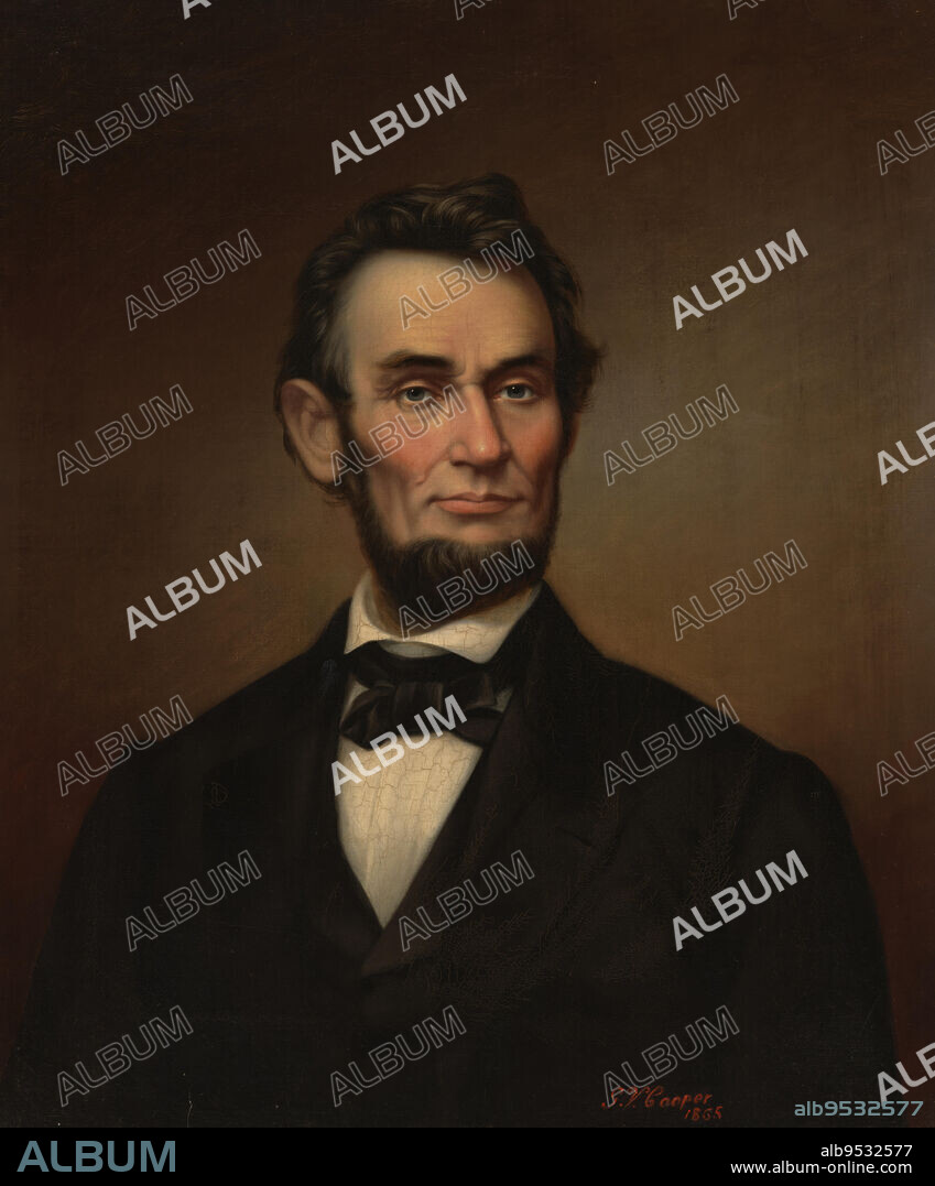 GEORGE VICTOR COOPER. Abraham Lincoln. Date: 1865. oil on canvas.