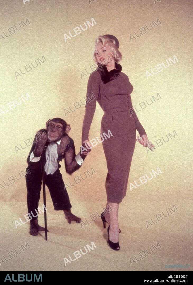NORMA JEAN BAKER. MARILYN MONROE en CÓMO CASARSE CON UN MILLONARIO, 1953 (HOW TO MARRY A MILLIONAIRE), dirigida por JEAN NEGULESCO. Copyright 20TH CENTURY FOX.