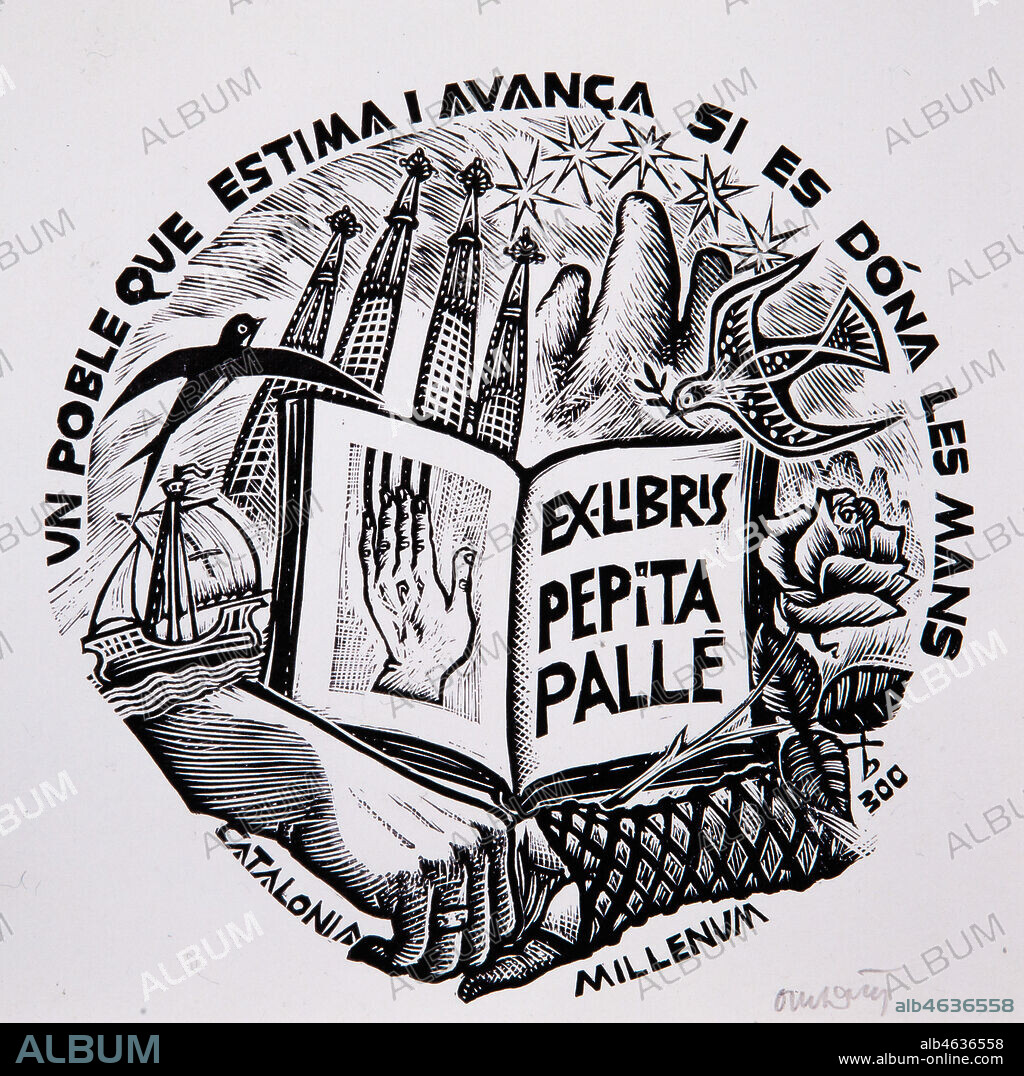 EX LIBRIS,PEPITA PALLE.S.XX. C.P.