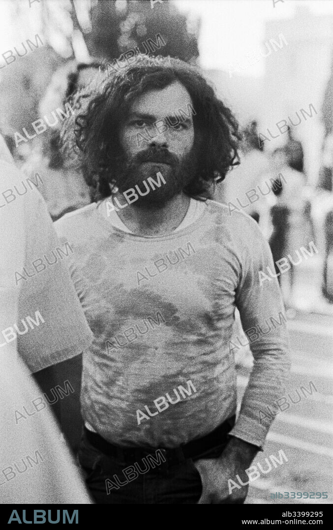 Berkeley, California:  1969 Activist, Yippie founder, and Chigao Seven defendent Jerry Rubin.