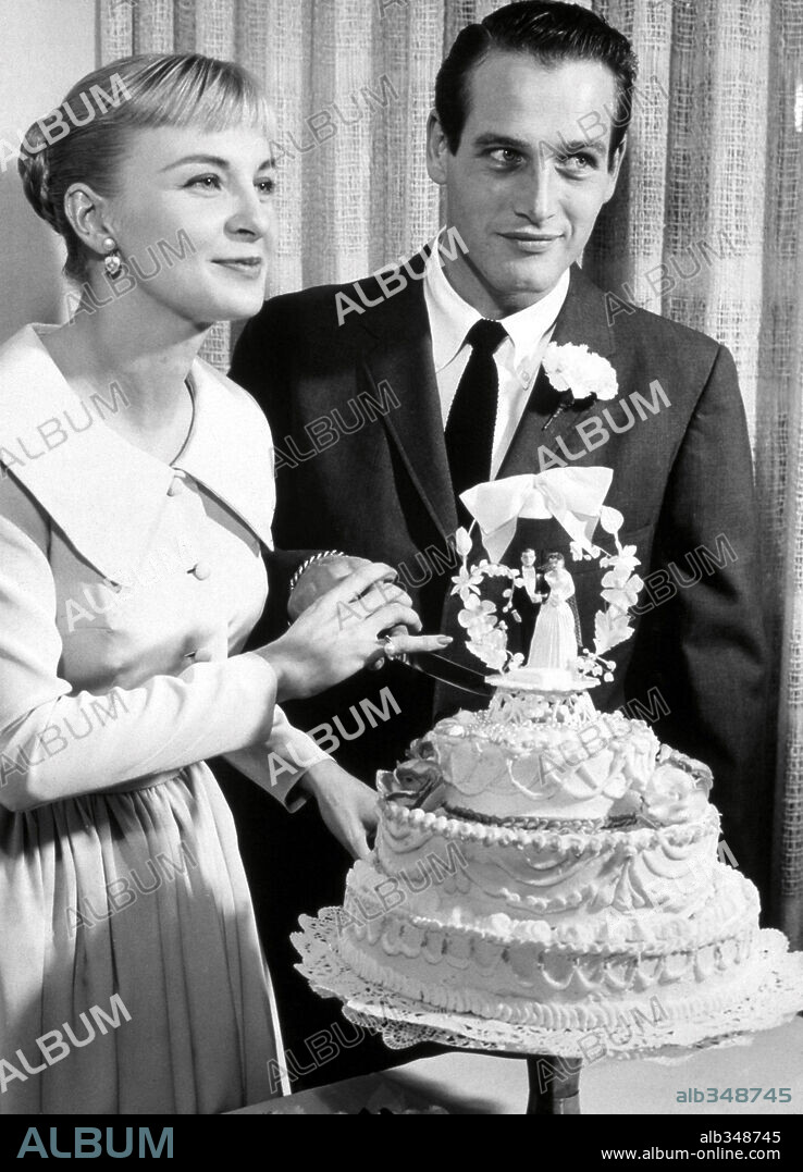 JOANNE WOODWARD und PAUL NEWMAN. 1958