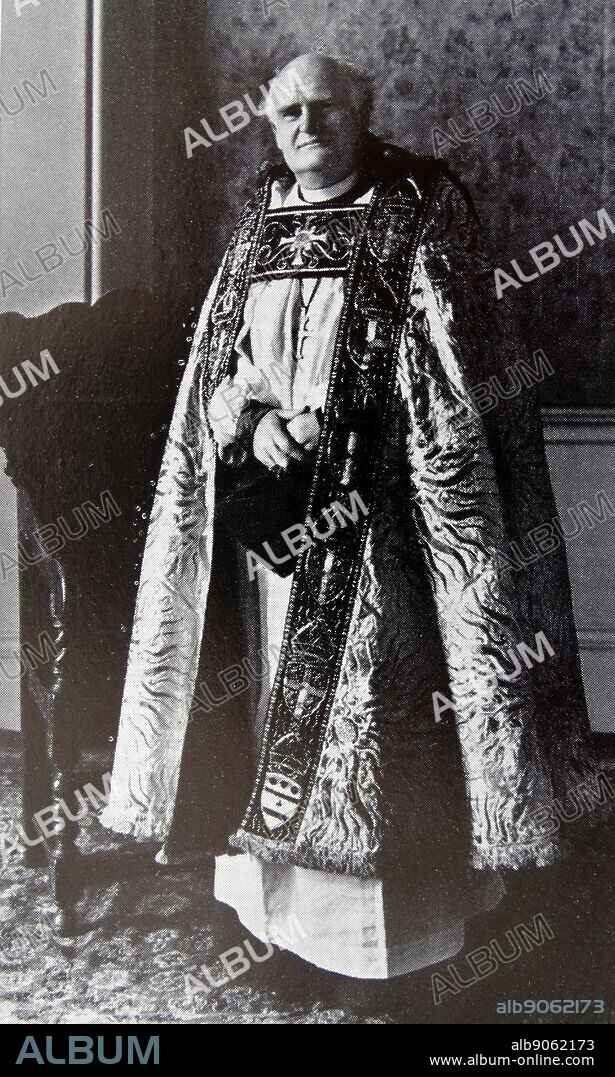 Photograph of The Right Reverend the Lord Bishop of Durham, Dr. Arthur Michael Ramsey (1904-1988)English Anglican bishop and the 100th Archbishop of Canterbury. Dated 1955.