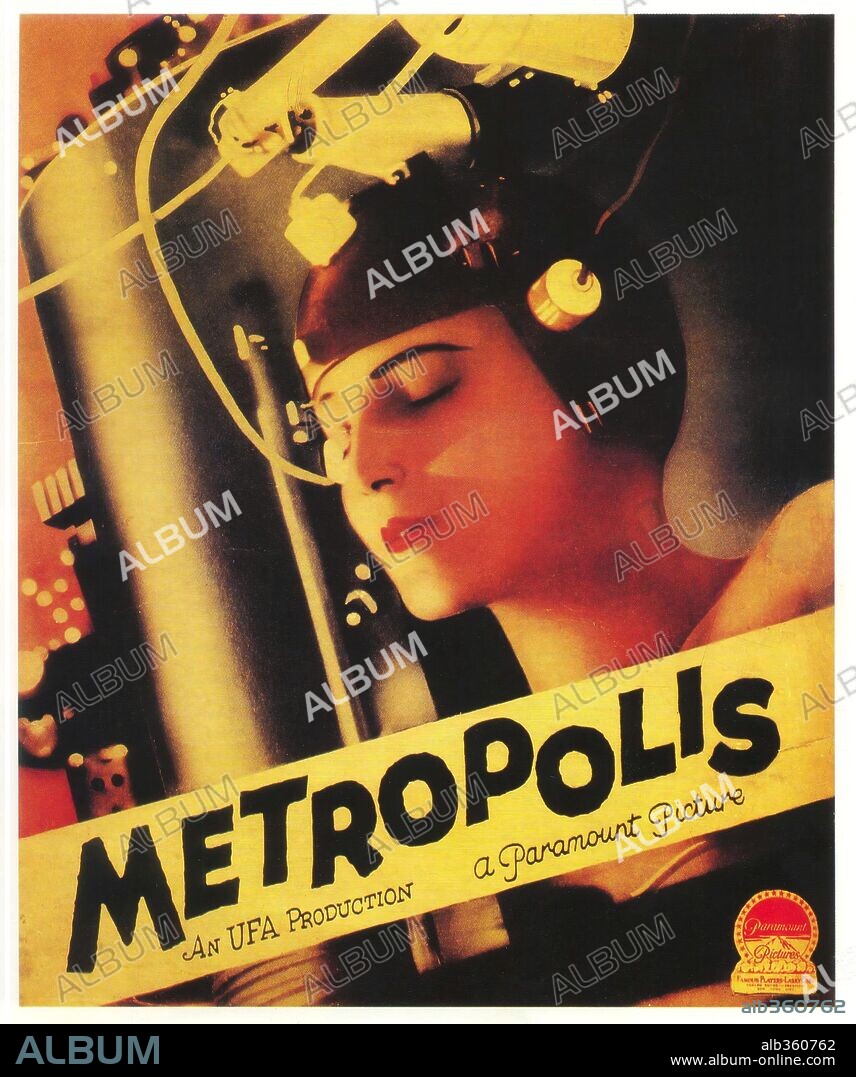 Poster de METROPOLIS, 1927, dirigida por FRITZ LANG. Copyright U.F.A.