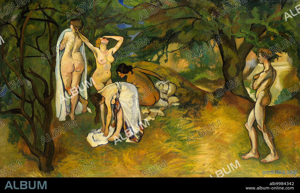 Suzanne Valadon/Joy of Life, Painting, 1911, 122.9×205.7 cm.