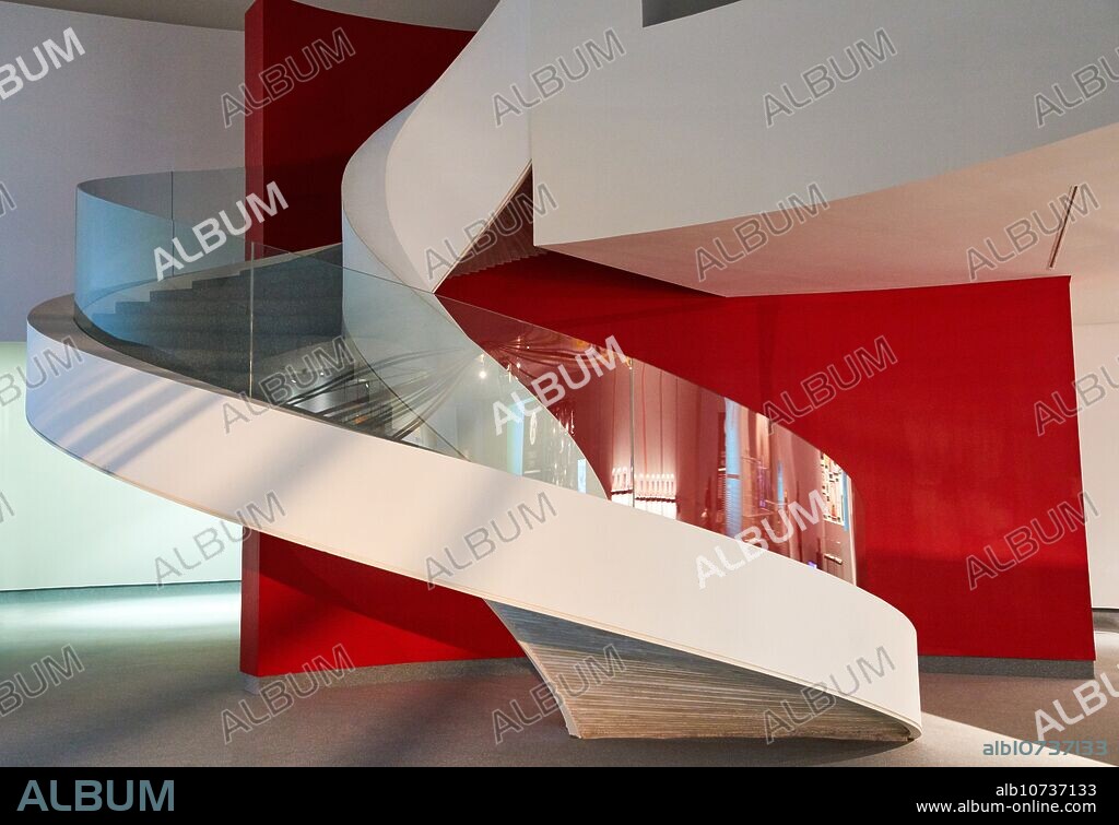 Oscar Niemeyer International Cultural Centre, Avilés, Asturias, Spain, Europe.