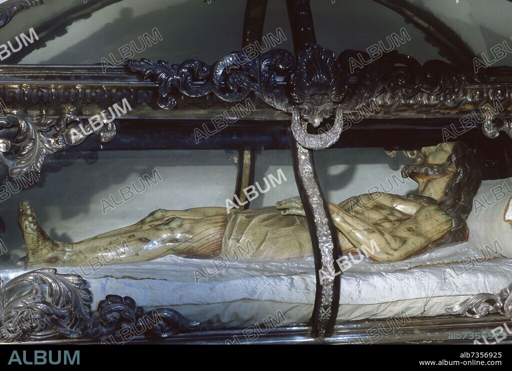 VILLEGAS FRANCISCO. URNA DEL SANTO ENTIERRO EN LA IGLESIA DE SANTA CRUZ ANTIGUA CATEDRAL DE CADIZ - 1624.
