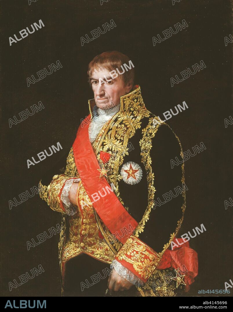 FRANCISCO DE GOYA. Portrait of General José Manuel Romero. Francisco José de Goya y Lucientes; Spanish, 1746-1828. Date: 1805-1815. Dimensions: 41 1/2 × 34 1/2 in. Oil on canvas. Origin: Spain.
