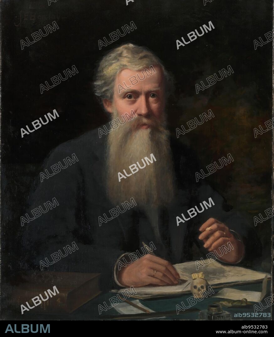 J. EDWARD BARCLAY. Portrait of Elliot Coues. Date: 1898. oil on canvas.