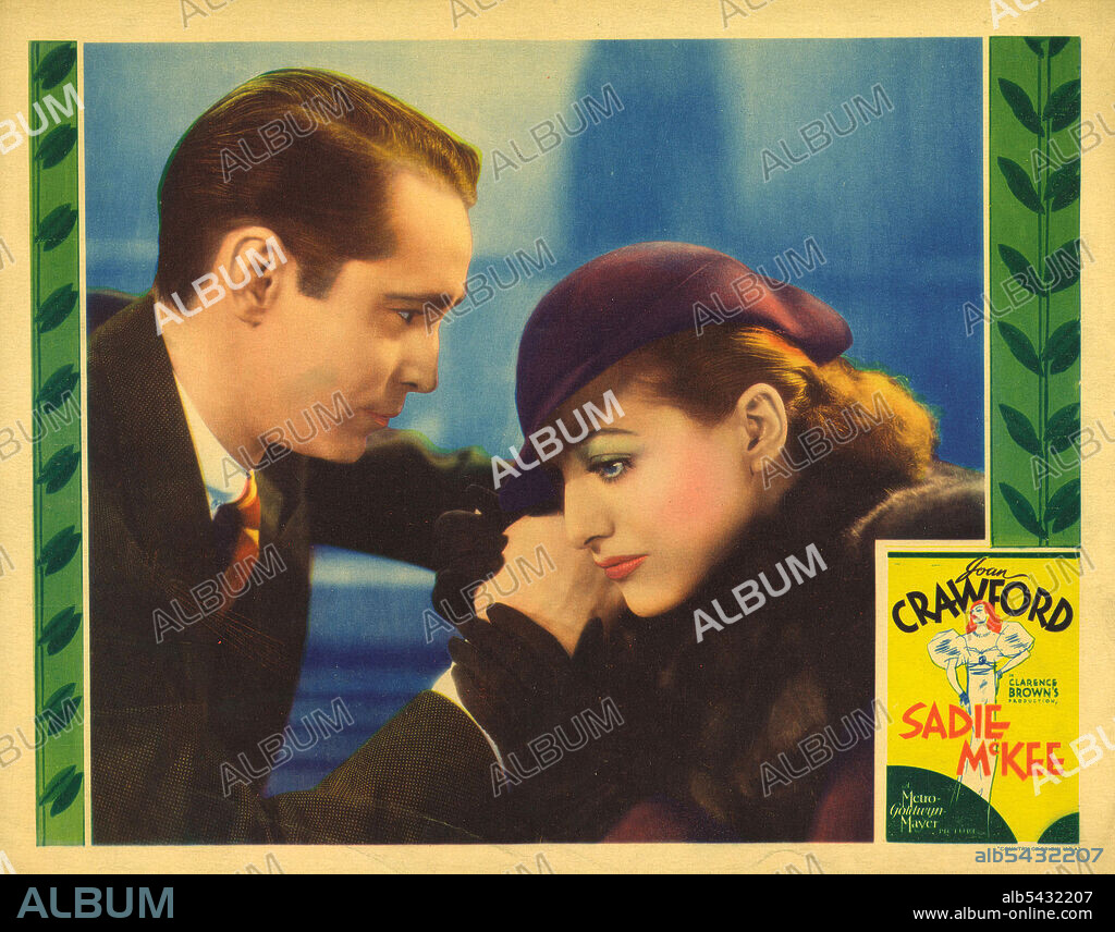 FRANCHOT TONE and JOAN CRAWFORD in SADIE MCKEE, 1934, directed by CLARENCE BROWN. Copyright M.G.M.