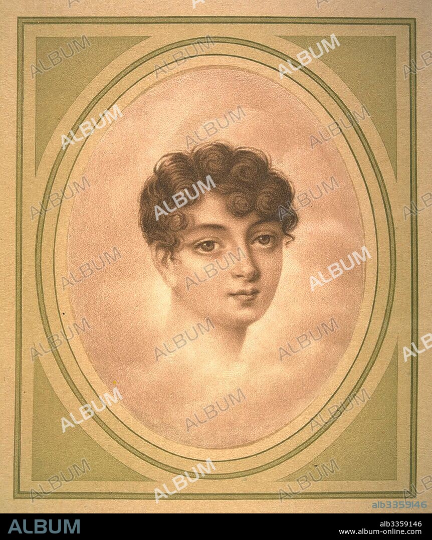 ANONYMOUS. Portrait of Eléonore Denuelle de La Plaigne (1787-1868).