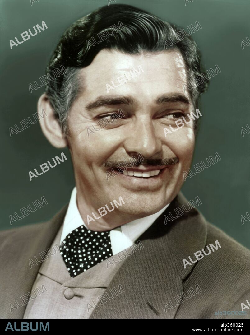 CLARK GABLE in GONE WITH THE WIND, 1939, directed by GEORGE CUKOR and VICTOR FLEMING. Copyright M.G.M.