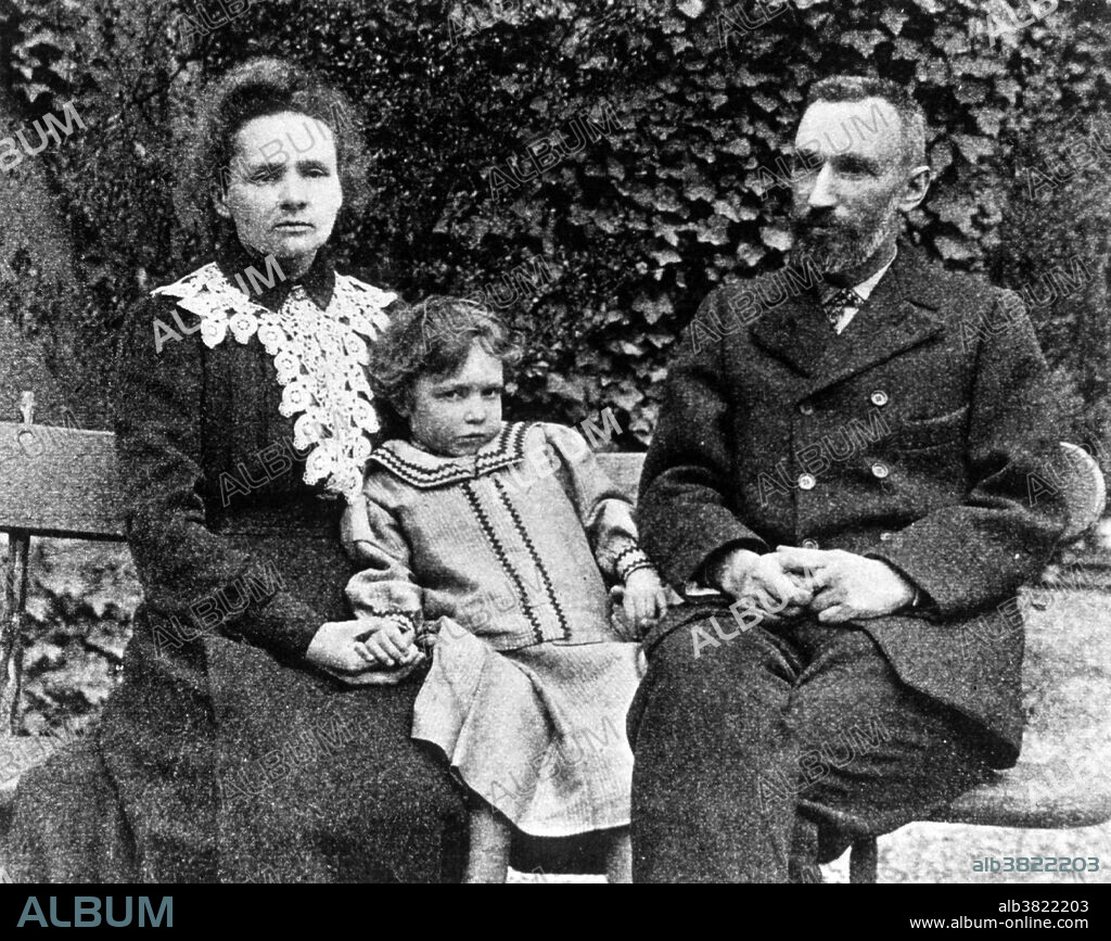 The Curie family. Marie Curie (1867-1934) was a Polish-French physicist and chemist. She was the first woman to win a Nobel Prize, the only woman to date to win in two fields, and the only person to win in multiple sciences. Her achievements included a theory of radioactivity (a term that she coined), techniques for isolating radioactive isotopes, and the discovery of two elements, polonium and radium. Pierre Curie (1859-1906) was a French physicist, a pioneer in crystallography, magnetism, piezoelectricity and radioactivity, and Nobel laureate. Pierre studied ferromagnetism, paramagnetism, and diamagnetism for his doctoral thesis, and discovered the effect of temperature on paramagnetism which is now known as Curie's law. The material constant in Curie's law is known as the Curie constant. IrÃ¨ne Joliot-Curie (1897-1956) was a French scientist, the daughter of Marie and Pierre Curie and the wife of FrÃ©dÃ©ric Joliot-Curie. Jointly with her husband, Joliot-Curie was awarded the Nobel Prize for chemistry in 1935 for their discovery of artificial radioactivity.