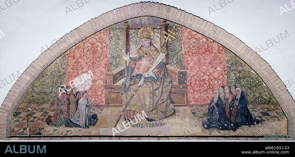ANDRÉS DE NADALES. SAN GREGORIO OSETANO-PINTURA S XVI-RENACIMIENTO ESPAÑOL.