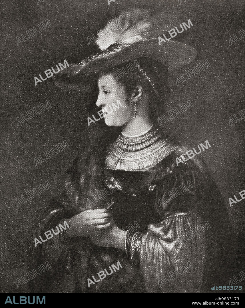 Elizabeth Stuart, 1596 1662. Electress of the Palatinate and briefly Queen of Bohemia as the wife of Frederick V of the Palatinate. From Modes and Manners, published 1925.