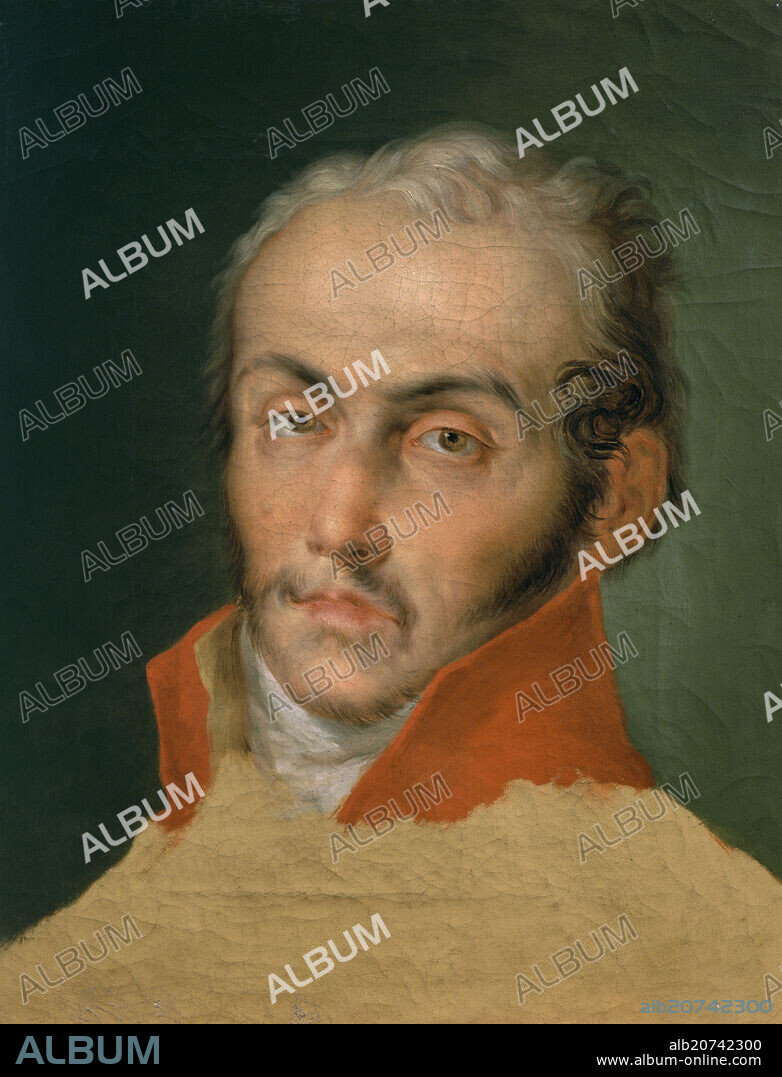 VICENTE LOPEZ PORTAÑA. 'Pedro Caro, 3rd Marquis of la Romana', ca. 1815, Oil on canvas, 43 x 33,5 cm.