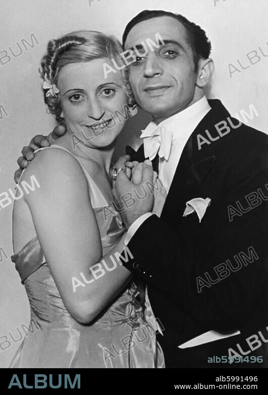 Kalman, Emmerich Komponist, 1882-1953. Werke: Die Czardasfürstin (Operette; UA Wien 1915). - Alfred Lichtenstein und Edith Eisenheimer in einer Aufführung des Jüdischen Kulturbundes Berlin, Juli 1937. (Regie: Julius Kuthan; Dirigent: Rudolf Schwarz). Foto (Abraham Pisarek).