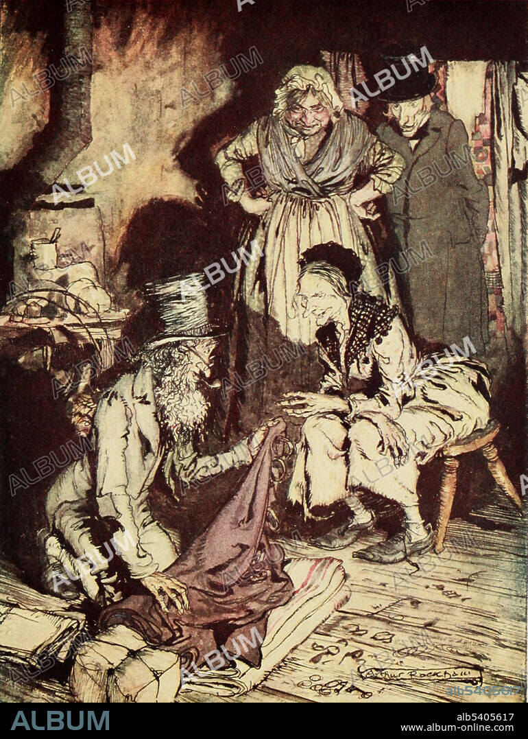 A Christmas Carol, Selling Scrooge's Possessions