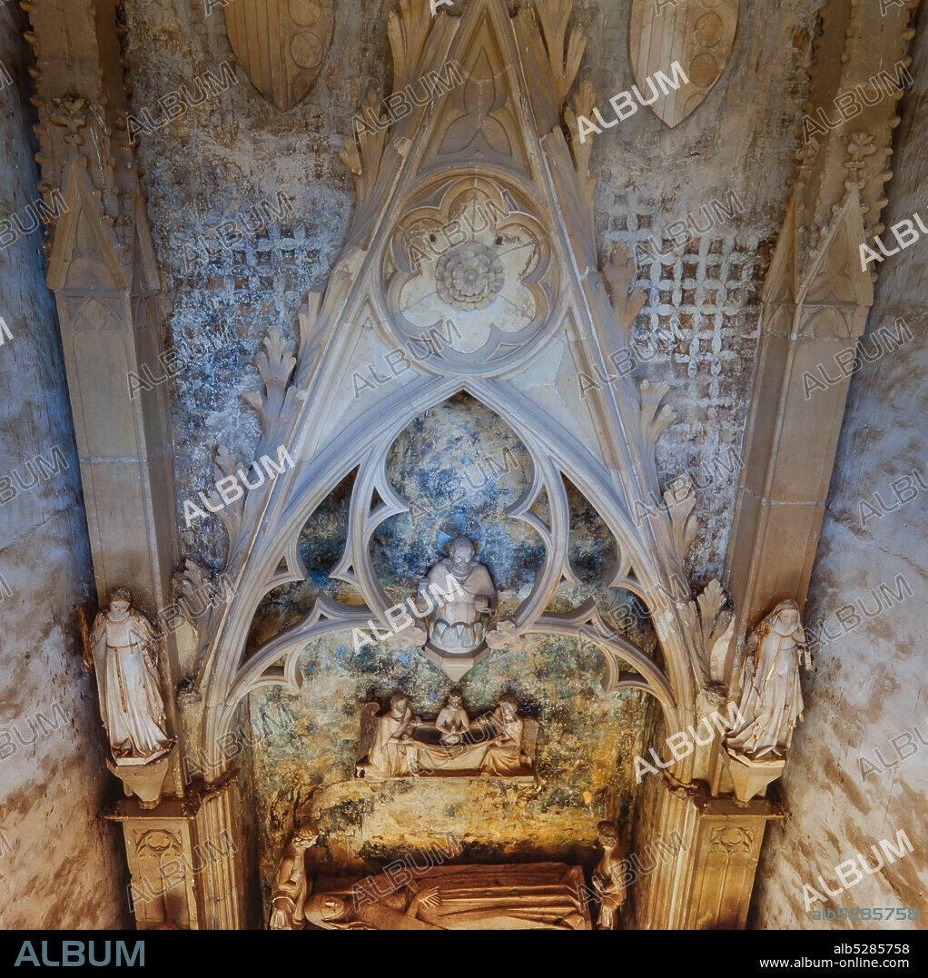 Sepulcro de la reina Elisenda de Moncada, Monasterio de Pedralbes, Barcelona.