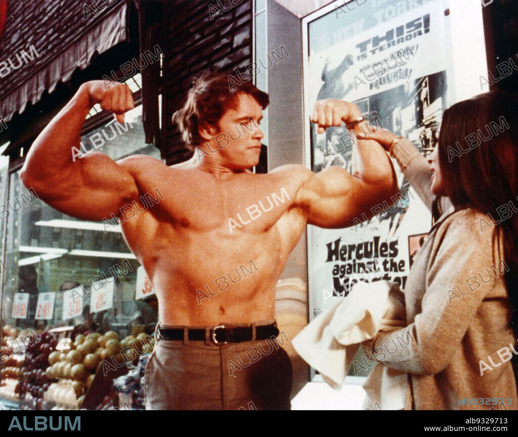 ARNOLD SCHWARZENEGGER in HERCULES IN NEW YORK, 1970, directed by ARTHUR ALLAN SEIDELMAN. Copyright TRIMARK PICTURES.