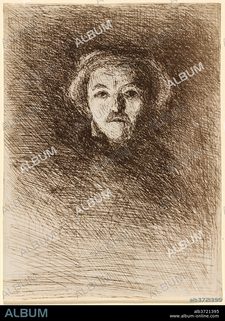 JEAN-BAPTISTE-CAMILLE COROT. Self-Portrait (Corot par lui-meme). Dated: 1858. Dimensions: sheet: 21.2 x 15.7 cm (8 3/8 x 6 3/16 in.). Medium: cliche-verre.