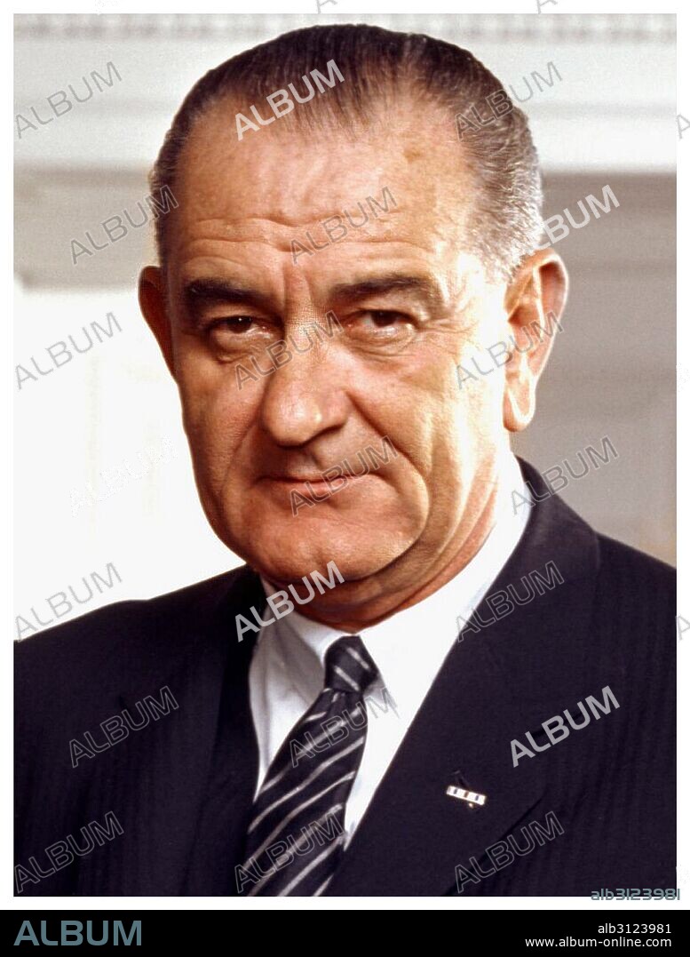 Lyndon Baines Johnson, President of the USA 1963-1969.