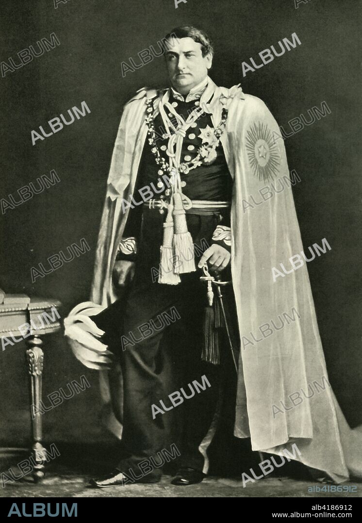 'Lord Mayo as Viceroy (1870)', 1925. From British Government in India, Volume Two, by Lord Curzon of Kedleston. [Cassell and Company Ltd, London, New York, Toronto and Melbourne, 1925]. Statesman, Viceroy of India and prominent member of the British Conservative Party.