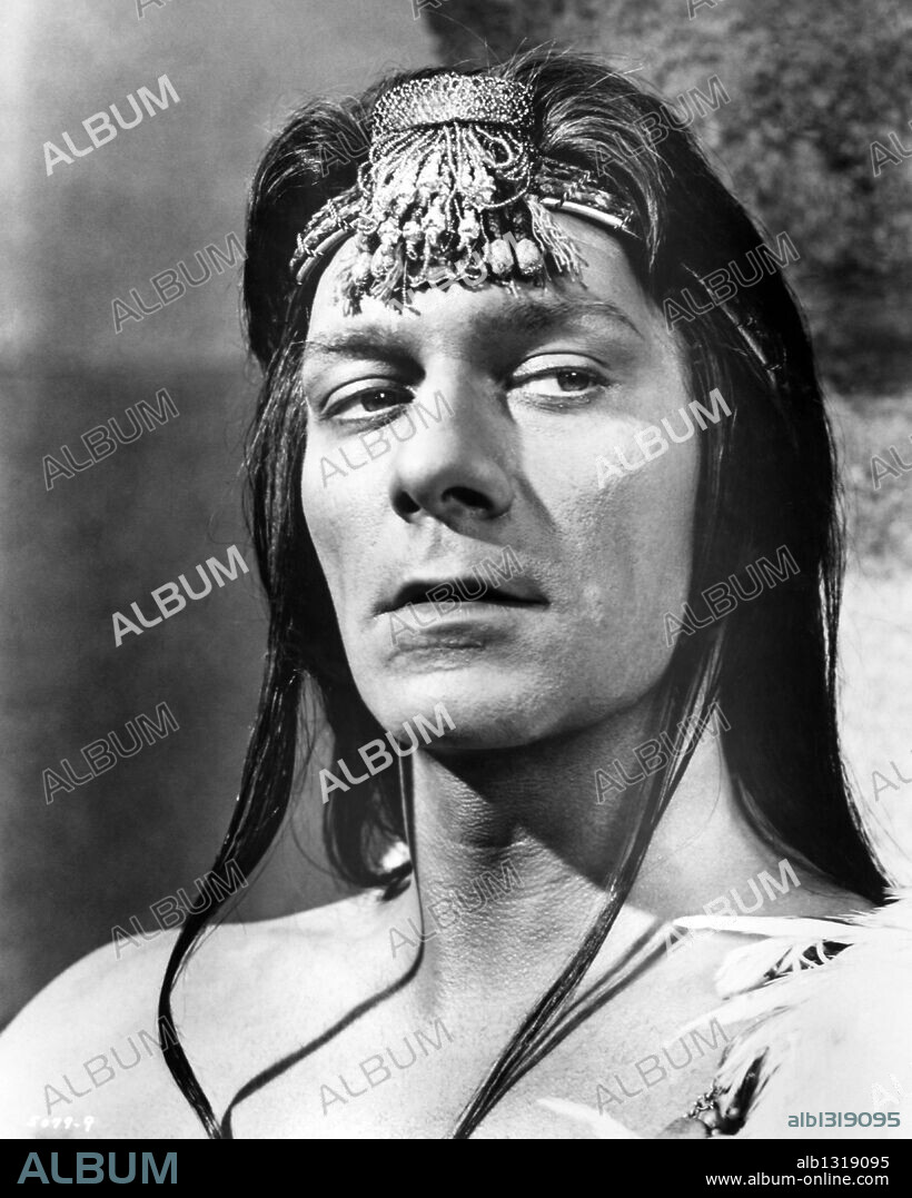 CHRISTOPHER PLUMMER dans THE ROYAL HUNT OF THE SUN, 1969, réalisé par IRVING LERNER. Copyright RANK/CBS.