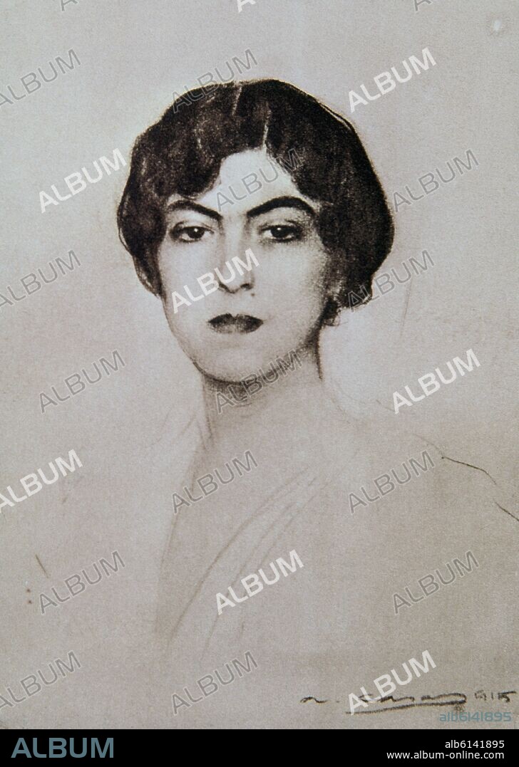 MARIA BARRIENTOS (1884-1946) SOPRANO ESPAÑOLA.
