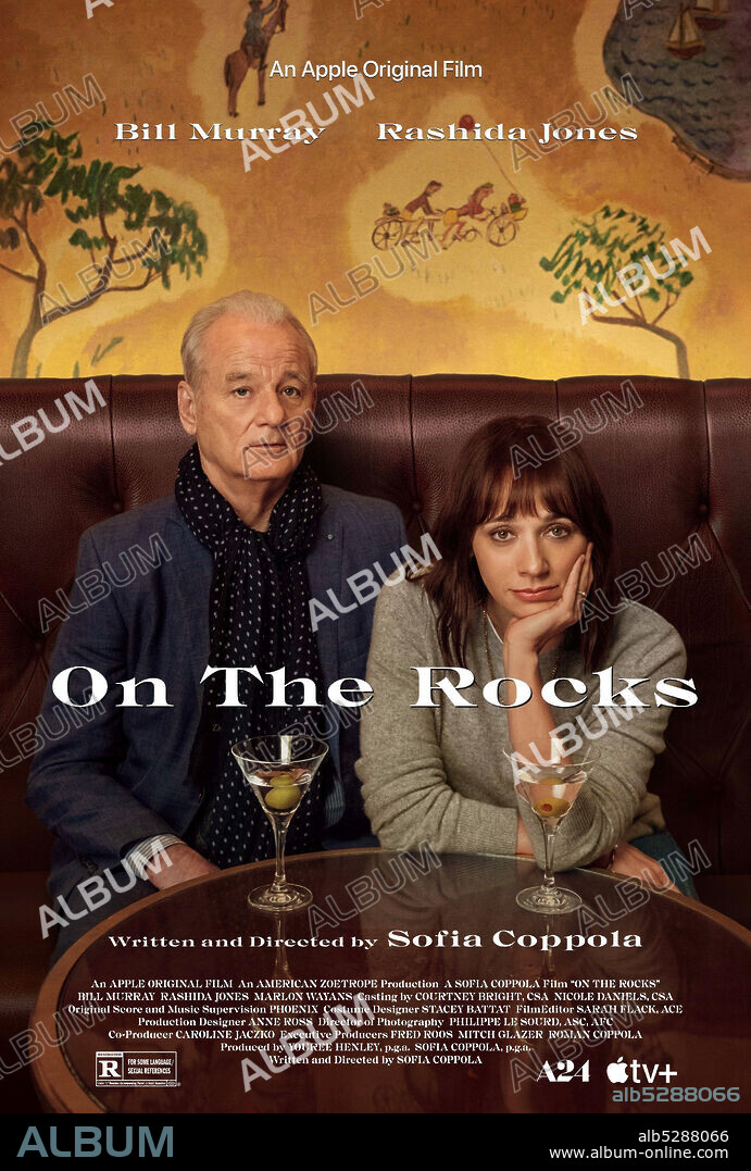 BILL MURRAY y RASHIDA JONES en ON THE ROCKS, 2020, dirigida por SOFIA COPPOLA. Copyright A24 / American Zoetrope.