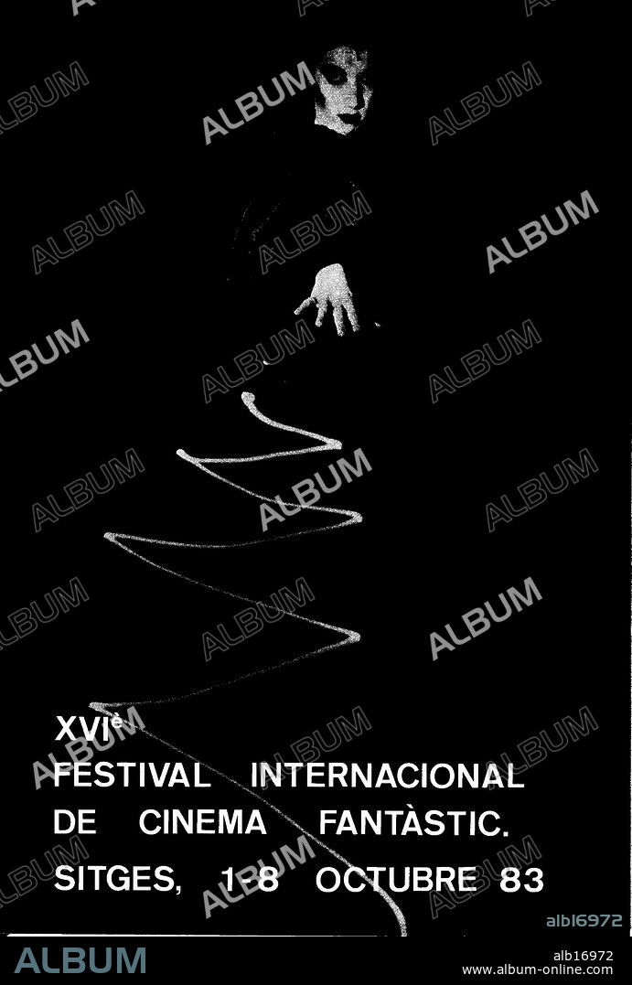 Poster de HISTORIA DEL CINE: FESTIVAL DE SITGES. Cartel del Festival Internacional de Cine Fantástico de Sitges (Cataluña) del año 1983. 1983