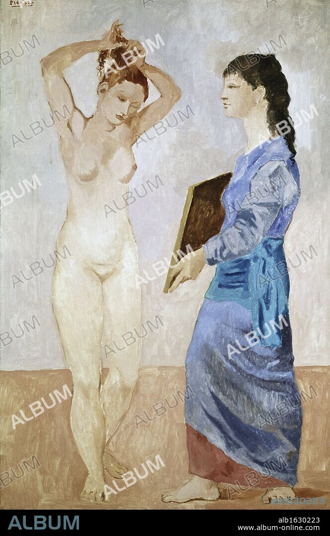 La Toilette by Pablo Picasso, 1906, 1881-1973, USA, New York, Buffalo, Albright Knox Art Gallery.