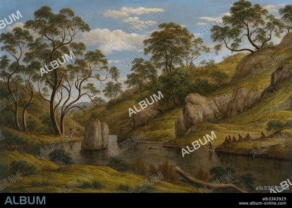 JOHN GLOVER. The bath of Diana, Van Diemen's Land.