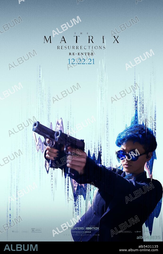 JESSICA HENWICK in THE MATRIX RESURRECTIONS, 2021, directed by LANA WACHOWSKI. Copyright Village Roadshow Pictures/NPV Entertainment/Silver Pictures/Warner Bros.
