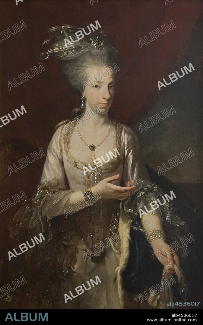 Unidentified painter, Maria Amalia, 1746-1804, Archduke of Austria Duchess of Parma, painting, oil on canvas, Framed, Height, 168.5 cm (66.3 inches), Width, 96 cm (37.7 inches), Depth, 14 cm (5.5 inches).