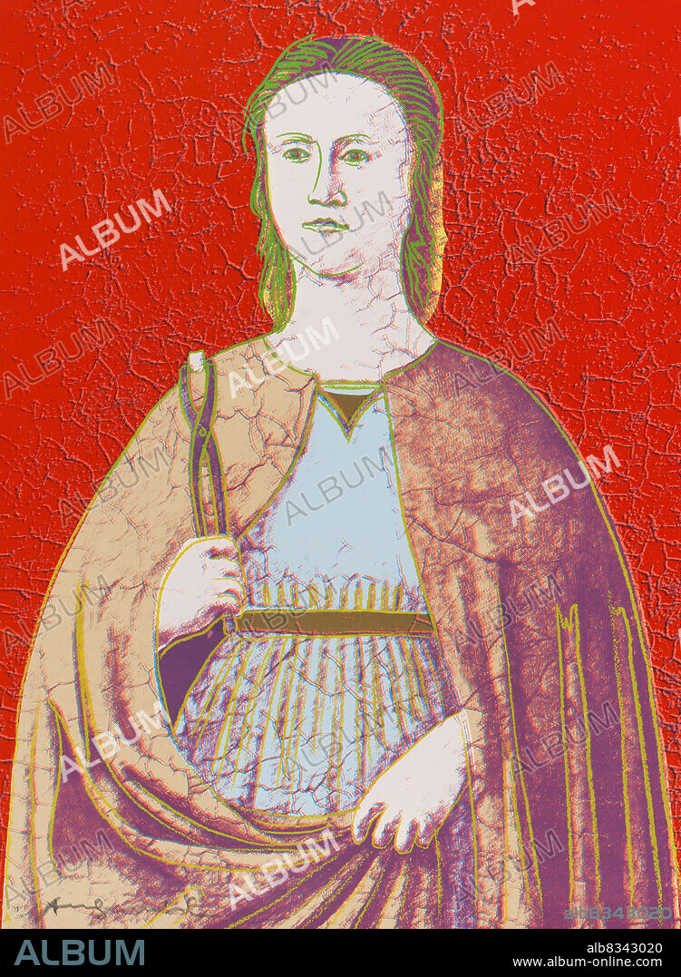 ANDY WARHOL. Saint Apollonia.