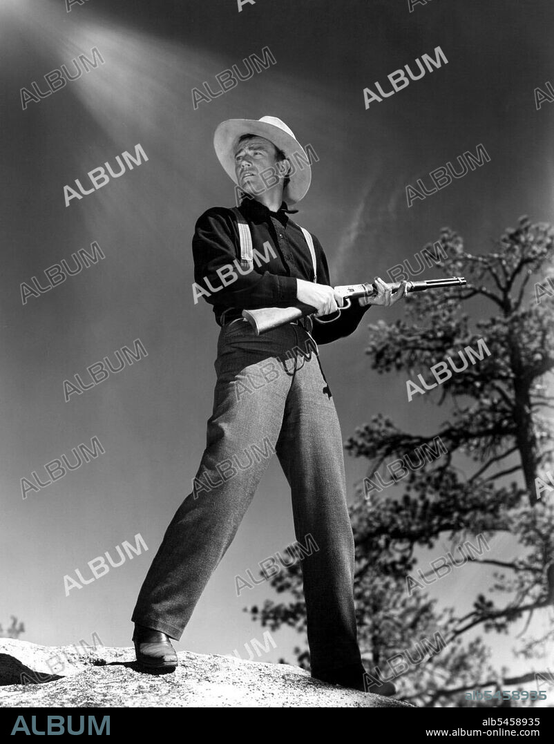JOHN WAYNE en EL PASTOR DE LAS COLINAS, 1941 (THE SHEPHERD OF THE HILLS), dirigida por HENRY HATHAWAY. Copyright PARAMOUNT PICTURES.