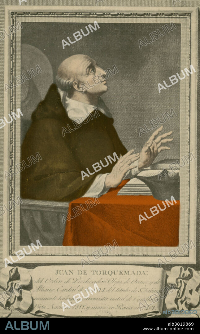 Juan de Torquemada (1388-1468). Spanish cardinal and theologian.