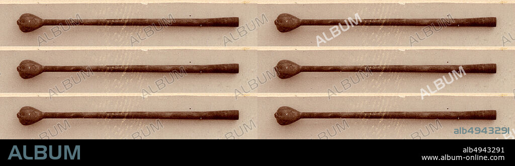Model mace, Middle Kingdom, Dynasty 12, ca. 19811802 B.C., From Egypt, Middle Egypt, Khashaba excavations, 1910-11; Probably from Meir, Tomb of Ukhhotep, Wood, L. 54.5 cm (21 7/16 in.).