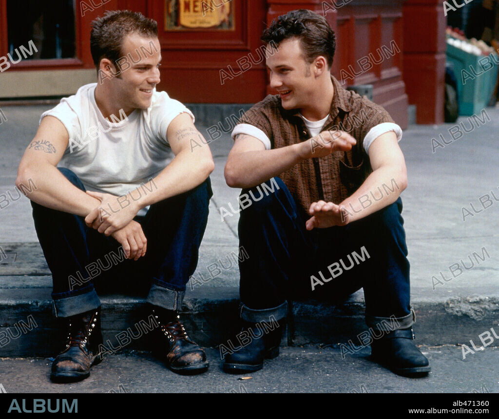 BRAD RENFRO and STEPHEN DORFF in DEUCES WILD, 2002, directed by SCOTT KALVERT. Copyright UNITED ARTISTS / EMERSON, SAM.