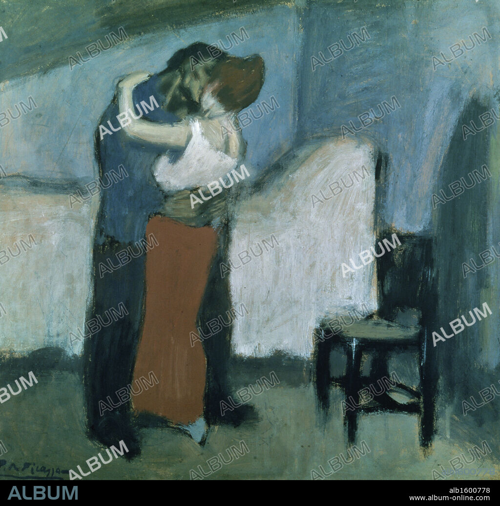 Rendezvous by Pablo Picasso, 1900, 1881-1973, Russia, Moscow, Pushkin Museum of Fine Arts.