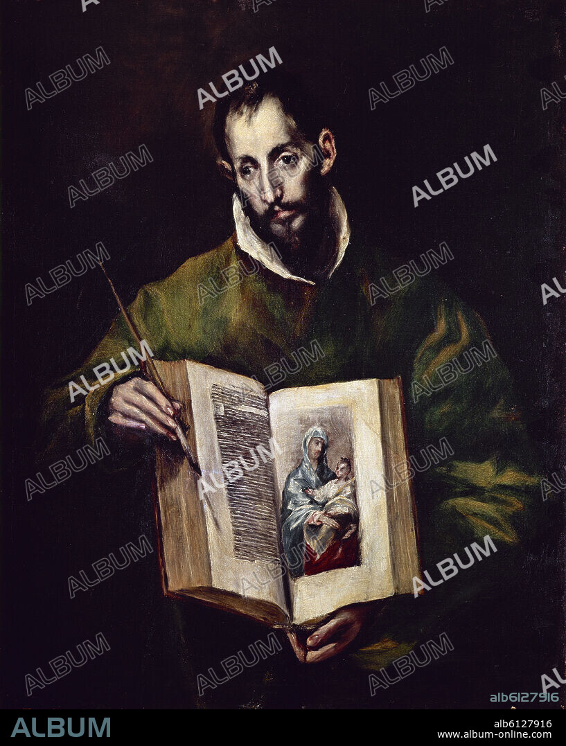 EL GRECO. SAN LUCAS - 1602/1605 - RENACIMIENTO ESPAÑOL/MANIERISMO ESPAÑOL - O/T - 100x76 cm.