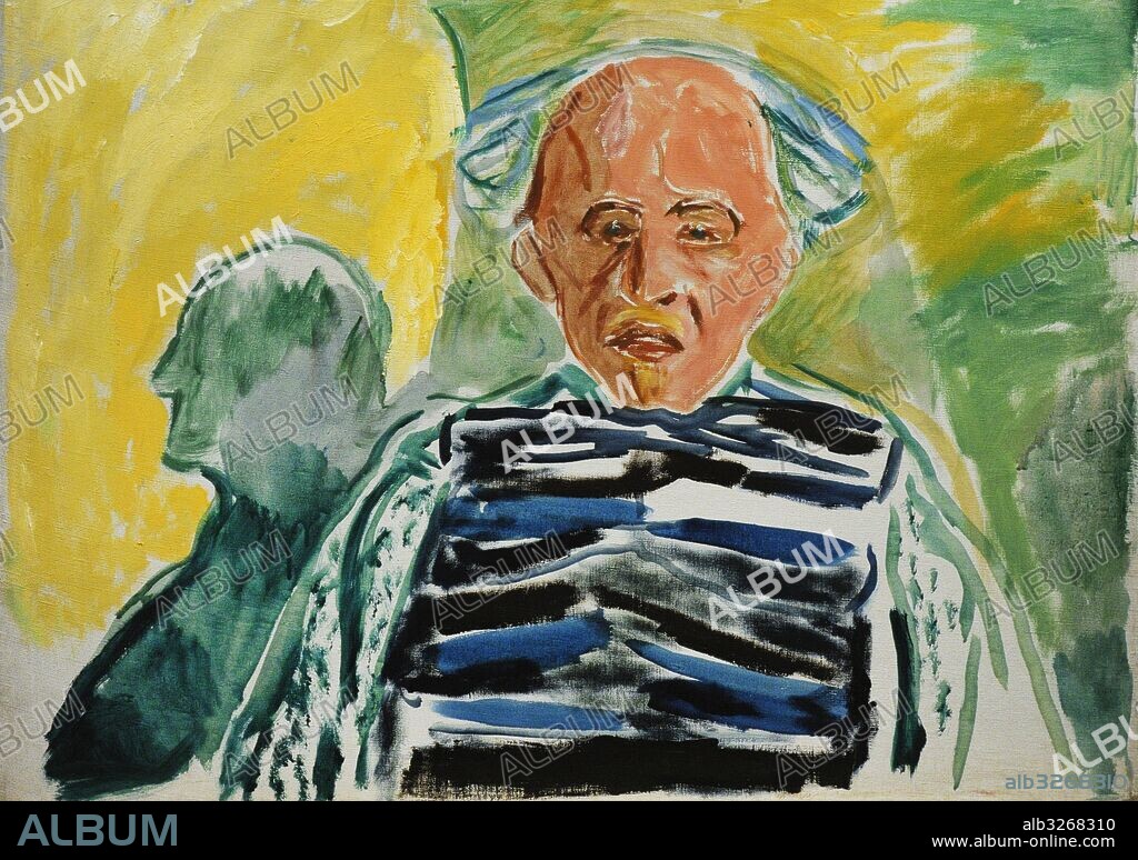 Edvard Munch (1863-1944). Pintor noruego. Autorretrato, 1940-1943. Museo Munch. Oslo. Noruega.
