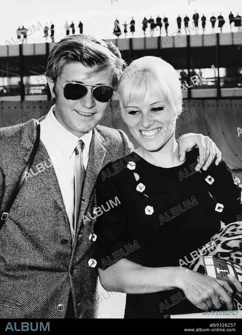 Bobby Solo and Sophie Teckel, Rome 1960.